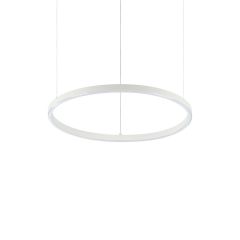 Ideal Lux Φωτιστικό Οροφής Led Αλουμινίου Λευκό Ø50 2700K Oracle Slim Round 342016