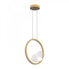 Zambelis Lights Φωτιστικό Οροφής Led Αλουμινίου Χρυσό Ματ 23028 - Dimmable