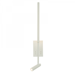 Zambelis Lights Φωτιστικό Τοίχου Led Αλουμινίου Λευκό Ματ  23040