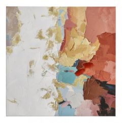 Bizzotto Crown Πίνακας Σε Καμβά Πολύχρωμος 80x3,5x80 Εκ.