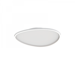 Zambelis Lights Πλαφονιέρα Led Αλουμινίου Λευκή Ø59 23209-Dimmable