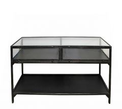 ZAROS ΚΟΝΣΟΛΑ ΜΕΤΑΛΛΙΚΗ ΜΑΥΡΗ 137X42X73 ΚΩΔΙΚΟΣ: XET-3543