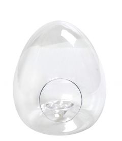 Espiel Διακοσμητική Γυάλα "Αυγό" Γυάλινη Διάφανη 24x26 Εκ. Κωδικός: ORT268