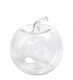 Espiel Διακοσμητική Γυάλα "Μήλο" Γυάλινη Διάφανη 31x31 Εκ. Κωδικός: ORT254