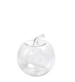 Espiel Διακοσμητική Γυάλα "Μήλο" Γυάλινη Διάφανη 14x16 Εκ. Κωδικός: ORT257