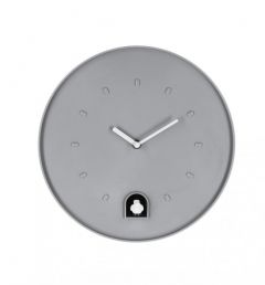 Bizzotto Damian Ρολόι Τοίχου Μεταλλικό/Πλαστικό Γκρι Ø30x8