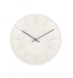 Bizzotto Hervar Ρολόι Τοίχου Μεταλλικό/Πλαστικό Λευκό Ø30x5