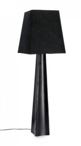 Bizzotto Tripura  Φωτιστικό Δαπέδου Μεταλλικό Μαύρο Ø46x151 Εκ.