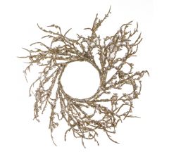 ZAROS ΧΡΙΣΤΟΥΓΕΝΝΙΑΤΙΚΟ ΣΤΕΦΑΝΙ ΣΑΜΠΑΝΙ/ΧΡΥΣΟ 30 ΕΚ. ΚΩΔΙΚΟΣ: MS615