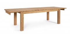 Bizzotto Zorritos Επεκτεινόμενο Τραπέζι Εξωτερικού Χώρου Teak Natural 220-300x100x79,5