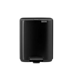 Brabantia BO Κάδος Απορριμμάτων Μεταλλικός 7 Lt. I Matt Black