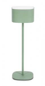 Bizzotto Naimi Επαναφορτιζόμενο Φωτιστικό Led Μεταλλικό Πράσινο Ø8x26 Εκ. - Dimmable