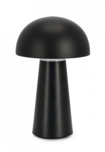 Bizzotto Idirial Επαναφορτιζόμενο Φωτιστικό Led Abs Μαύρο Ø13,5x22,5 - Dimmable