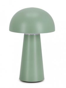 Bizzotto Idirial Επαναφορτιζόμενο Φωτιστικό Led Abs Πράσινο Ø13,5x22,5 - Dimmable