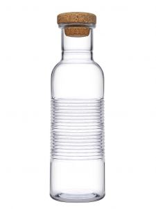 ESPIEL VILLAGE ΜΠΟΥΚΑΛΙ ΓΥΑΛΙΝΟ ΔΙΑΦΑΝΟ 8,6X8,6X27,5 ΚΩΔΙΚΟΣ: SP80352K1