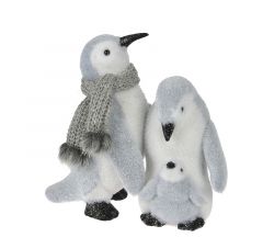 Zaros Οικογένεια Πιγκουίνων Γκρι 25x15x26 Κωδικός: XM393