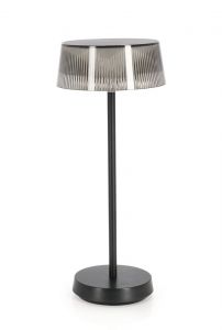 Bizzotto Caral Επαναφορτιζόμενο Φωτιστικό Led Abs/Μεταλλικό Μαύρο Ø15,4x36,5 Εκ.- Dimmable