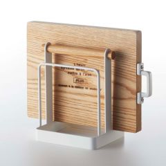 Yamazaki Βάση Για Επιφάνειες Κοπής Μεταλλική Λευκή Tosca 14x10,5x16