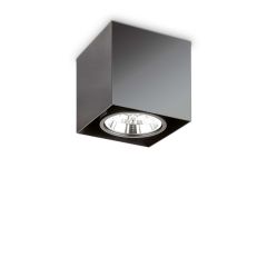 Ideal Lux Σποτ Οροφής Μεταλλικό Μαύρο 9 Εκ. Mood Pl1 Square 243948