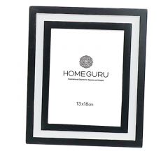 Zaros Κορνίζα MDF Μαύρη/Λευκή 13x18 Κωδικός: ID242