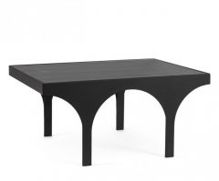 Bizzotto Archie Τραπέζι Σαλονιού Μεταλλικό Μαύρο 80x60x38