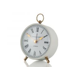 Zaros Επιτραπέζιο Ρολόι Πλαστικό Ανοιχτό Γκρι 10 Εκ. Κωδικός: CL354