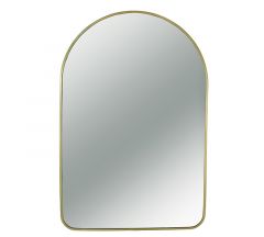 Zaros Καθρέπτης Τοίχου Αλουμινίου Σε Σχέδιο "Αψίδα" Χρυσός 60x90 Κωδικός: JP109G