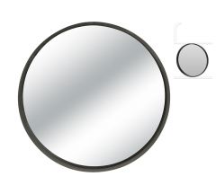Zaros Καθρέπτης Τοίχου Στρογγυλός Μαύρος 50.5 Εκ. Κωδικός: MI131