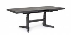 Bizzotto Robert Επεκτεινόμενο Τραπέζι Φαγητού Κεραμικό Ανθρακί 143-183x88x53-75