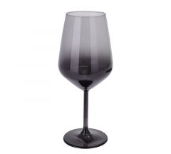 Zaros Ποτήρι Κρασιού Γυάλινο Μαύρο 490 ml Κωδικός: KZ259