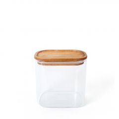 Espiel Δοχείο Γυάλινο 500 ml Με Ξύλινο Καπάκι Κωδικός: DOP208K6