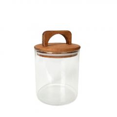 Espiel Δοχείο Γυάλινο 700 ml Με Ξύλινο Καπάκι Κωδικός: DOP209K6