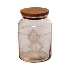 Espiel Helen Δοχείο Γυάλινο Σομόν 890 ml Κωδικός: RAB605