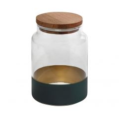 Espiel Alfa Δοχείο Γυάλινο Πράσινο/Χρυσό 890 ml Κωδικός: RAB632