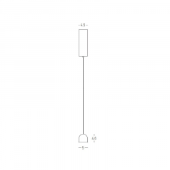 Zambelis Lights Pendant Led Light 7W 3000K Sandy White 25136