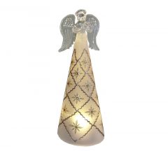 Zaros Φωτιζόμενος Κώνος "Άγγελος" Γυάλινος 24 Εκ. Κωδικός: XM797