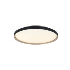 Zambelis Lights Πλαφονιέρα Led Με Εναλλαγή Χρώματος Μαύρη Ματ Ø40 Εκ. 25186 - Dimmable