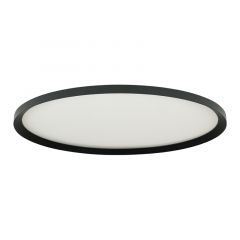 Zambelis Lights Πλαφονιέρα Led Με Εναλλαγή Χρώματος Μαύρη Ø85 Εκ. 25201 - Dimmable