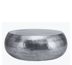 Zaros Τραπέζι Σαλονιού Αλουμινίου Γκρι 80x30 Κωδικός:  KS139