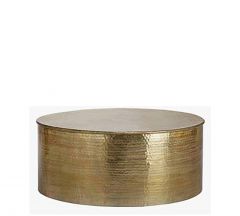 Zaros Τραπέζι Σαλονιού Αλουμινίου Χρυσό 75x31 Κωδικός: KS140-S
