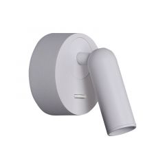 Zambelis Lights Απλίκα Led Μεταλλική Λευκή Ø7 Εκ. 25284