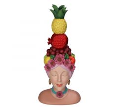 Zaros Κηρoπήγιο "Lady Fruit" Polyresin Πολύχρωμο 17x12,5x35,5 Κωδικός: KAL-1288