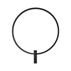 Zambelis Lights Επιτοίχιο Φωτιστικό Led Μεταλλικό Μαύρο 49,7 Εκ. 25320