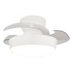 Zambelis Lights Ανεμιστήρας Οροφής Με Φως Led 3000K-4000K-6000K Λευκός Ματ DC 25329