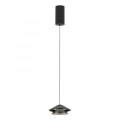 Zambelis Lights Pendant Led Light 7W  Sandy Black-Brushed Nickel 25348