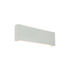 Zambelis Lights Wall Απλίκα Τοίχου Led Γύψινη Λευκή 30 Εκ. 25380