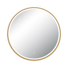 Zambelis Lights Καθρέπτης Τοίχου Με Φως Led 15W 3000K-4000K Χρυσός 60 Εκ. 25389 - Dimmable