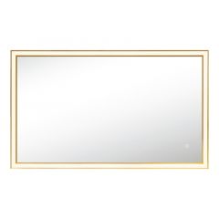 Zambelis Lights Καθρέπτης Τοίχου Με Φως Led 30W 3000K-4000K Χρυσός 120x70 Εκ. 25394 - Dimmable