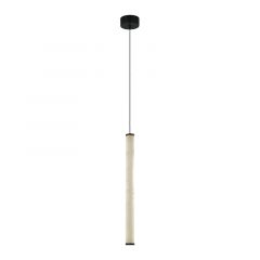 Zambelis Lights Pendant Led Light 20W 3000K Triac Alabaster- Black 2541