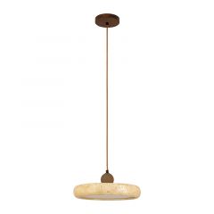 Zambelis Lights Φωτιστικό Οροφής Led Πέτρινο Natural Ø30 25419